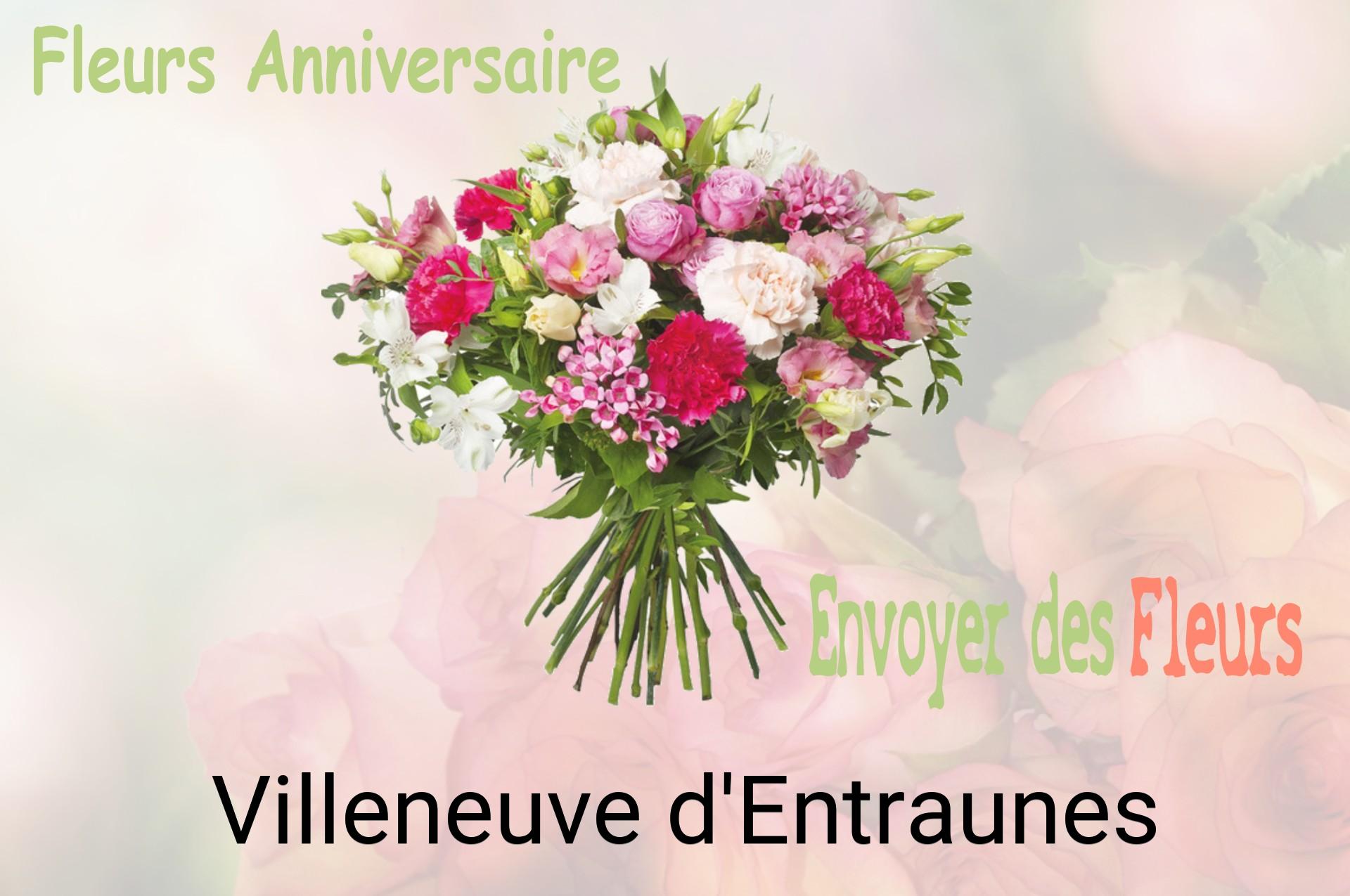 Bouquet de fleurs d’anniversaire livré à Villeneuve-d'Entraunes